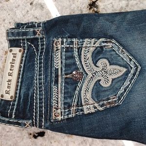 Rock Revival Pilkin Skinny Mid Rise Jeans 27